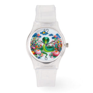 Cute Chinese New Year Snake Origami WGW4 Watch