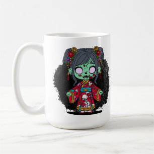 Cute Chinese Zombie Coffee Mug