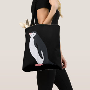 Cute Chinstrap Penguin Funny Antarctic Animal Love Tote Bag