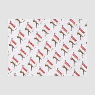 Cute Chipmunk Announcer Tissue Paper