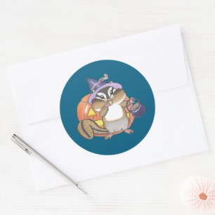 Cute Chipmunk Halloween Sticker