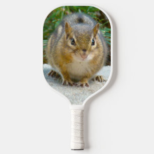 Cute Chipmunk Has His Eye On You Pickleball Paddle