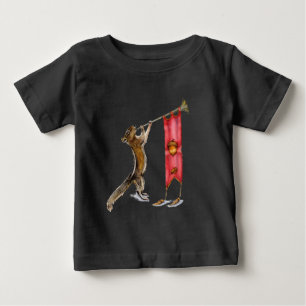 Cute Chipmunk Herald Baby T-Shirt