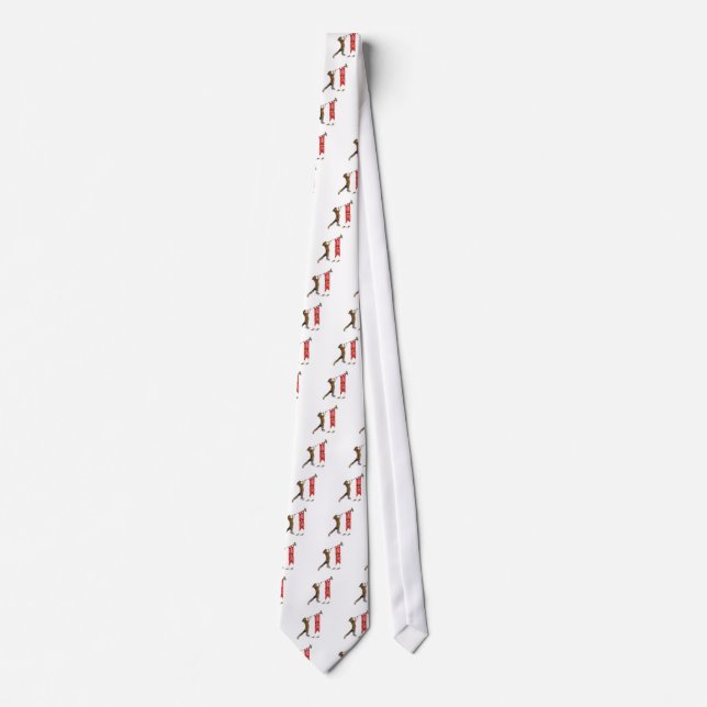 Cute Chipmunk Herald Tie (Front)