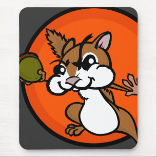 CUTE CHIPMUNK MOUSE PAD