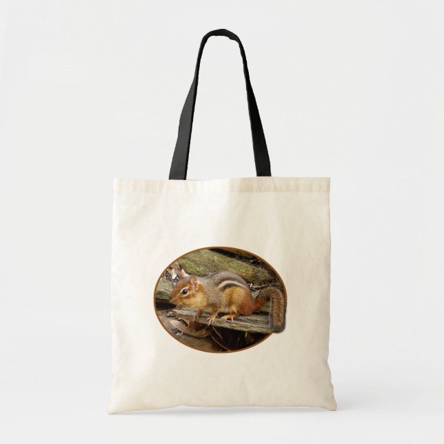 Cute Chipmunk Tote Bag (Front)