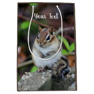 Cute Chipmunk Wildlife Animal Medium Gift Bag