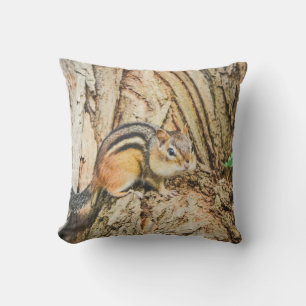 Cute Chipmunk Wildlife Animals Nature Outdoor Pill Cushion