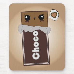 Cute Chocolate Bar Mouse Pad