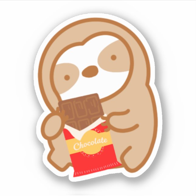 Cute Chocolate Bar Sloth (Front)