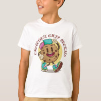 Cute Chocolate Chip Cookie Character – Funny Carto