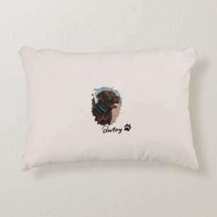 Cute Chocolate Labrador Dog – Bailey Pet Gift Decorative Cushion
