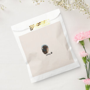 Cute Chocolate Labrador Dog – Bailey   Pet Gift Favour Bag