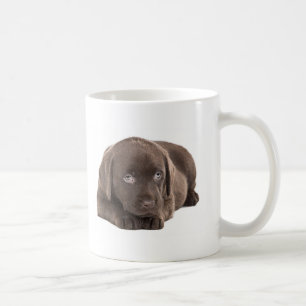 Cute Chocolate Labrador Puppy Coffee Mug