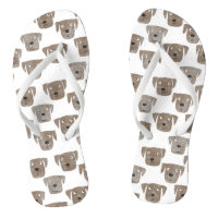 Cute Chocolate Labrador Retriever Dog Pattern