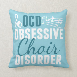 Cute Choir Obsessed Cushion