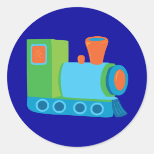 Cute Choo Choo Train Classic Round Sticker