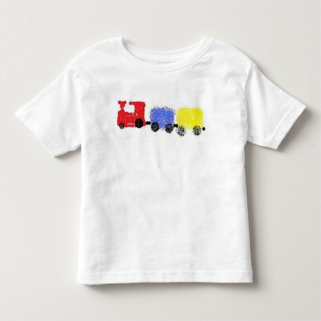 Cute Choo-Choo Train Toddler T-Shirt (Front)