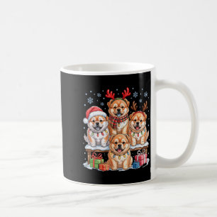 Cute Chow Chow Christmas Pupes Dog Lovers Funny Ho Coffee Mug