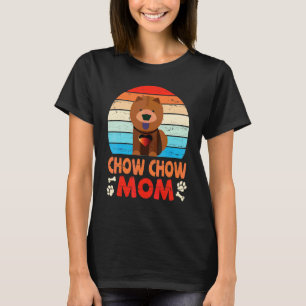 Cute Chow Chow Dog Mum Happy Mother Mummy Mama Son T-Shirt