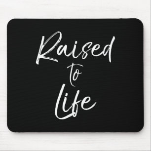 Cute Christian Baptism Gift For New Believers Rais Mouse Pad