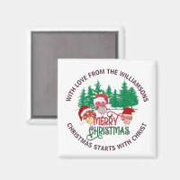 Cute Christian MERRY CHRISTMAS Mushroom