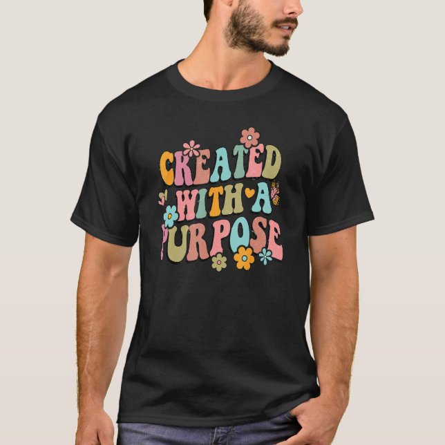 Cute Christian Quote  for Women Created With A Pur T-Shirt (Front)