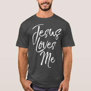 Cute Christian Quote for Women Jesus Loves T-Shirt