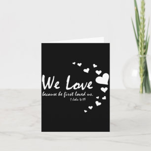 Cute Christian Valentines Day Women Bible Verse He Card