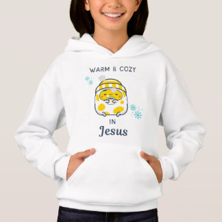 Cute Christian "Warm & Cosy in Jesus" with Kitty