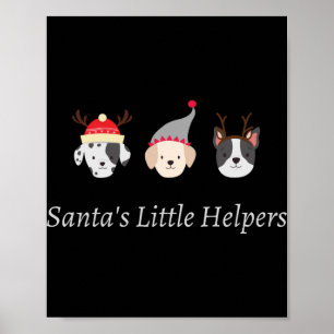 Cute Christmas Animal T Shirt Poster