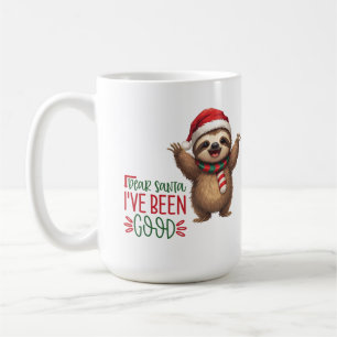 Cute Christmas Animal With Santa Hat Coffee Mug