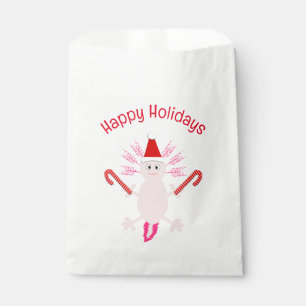 Cute Christmas Axolotl Custom Favour Bag