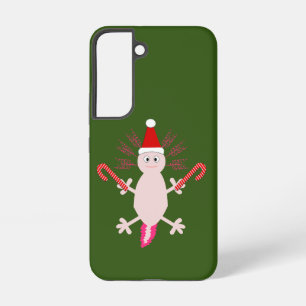 Cute Christmas Axolotl Samsung Galaxy Case