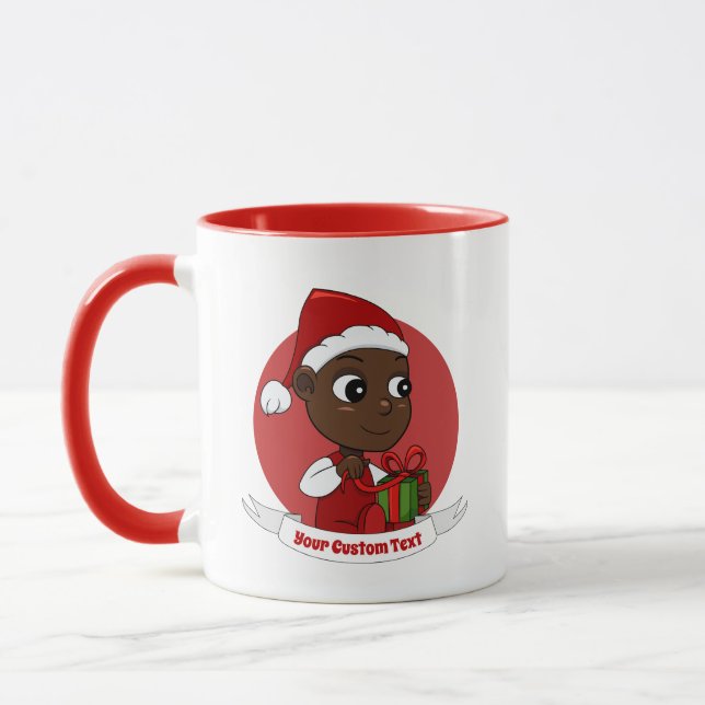 Cute Christmas baby cartoon Mug (Left)