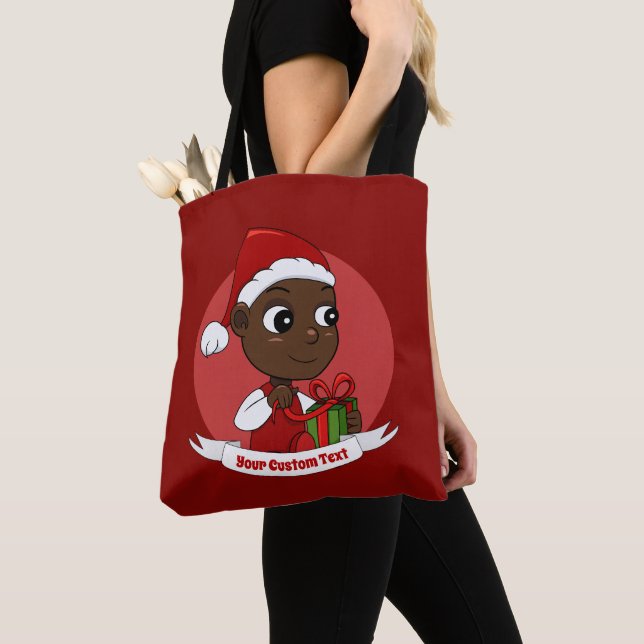 Cute Christmas baby cartoon Tote Bag (Close Up)