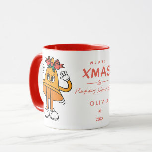 Cute Christmas Bell Mug   Personalised Holiday 