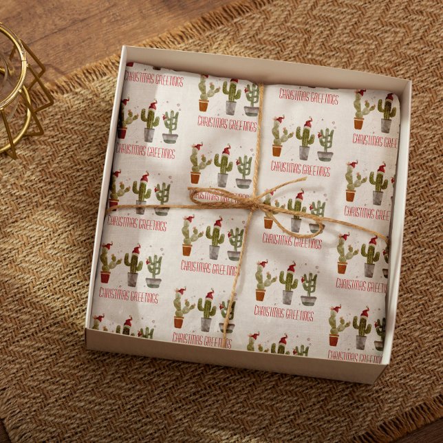 Cute Christmas Botanicals Wrapping Paper Sheet (Creator Uploaded)