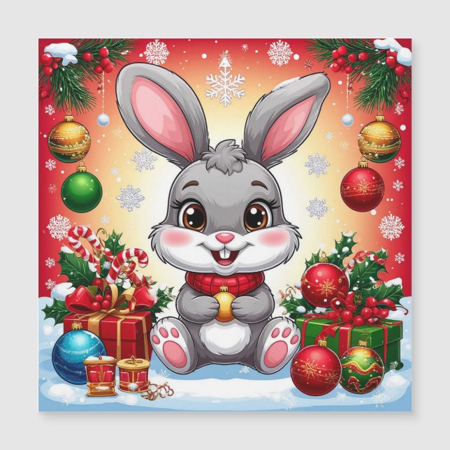 Cute Christmas Bunny (Front)