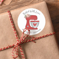 Cute Christmas Cake Mixer Baked With Love