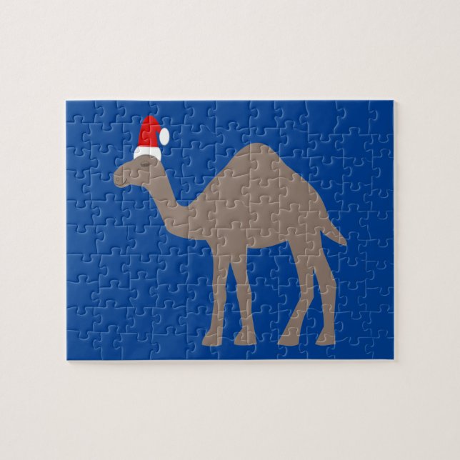 Cute Christmas Camel Jigsaw Puzzle (Horizontal)
