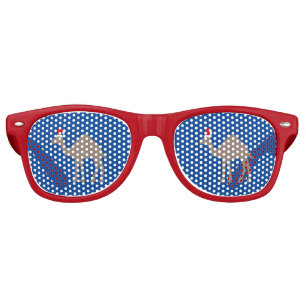Cute Christmas Camel Retro Sunglasses