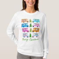 Cute Christmas Camper Vintage Motorhome RV Xmas