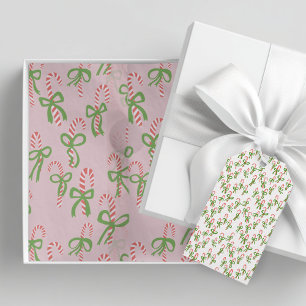 Cute Christmas Candy Canes Xmas Holiday Gift Tissue Paper