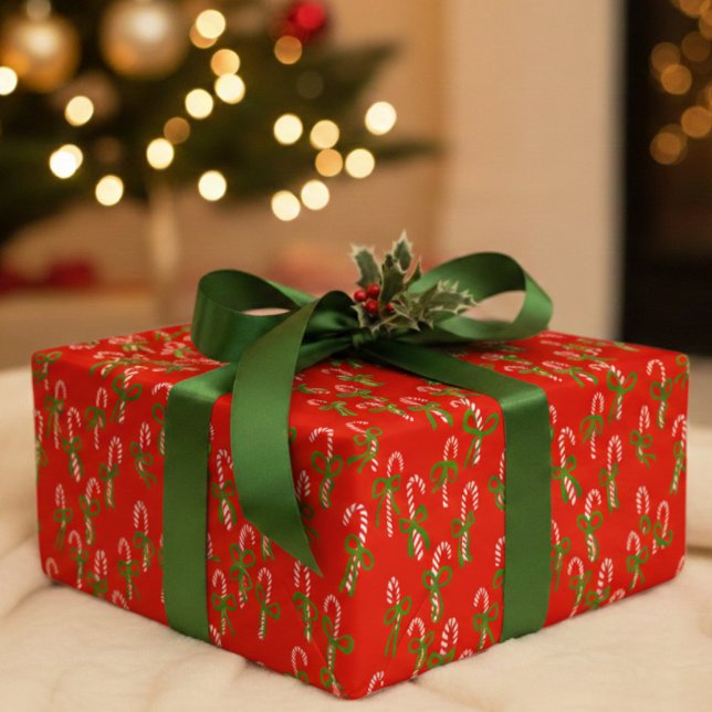 Cute Christmas Candy Canes Xmas Holiday Variety Wrapping Paper Sheet (Cute Christmas Candy Canes Xmas Holiday Variety Wrapping Paper Sheets
)