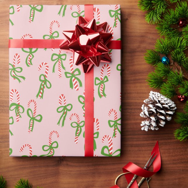 Cute Christmas Candy Canes Xmas Holiday Wrapping Paper (Cute Christmas Candy Canes Xmas Holiday Wrapping Paper
)