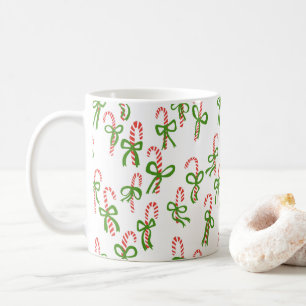 Cute Christmas Candy Canes Xmas Sweet Holiday Coffee Mug