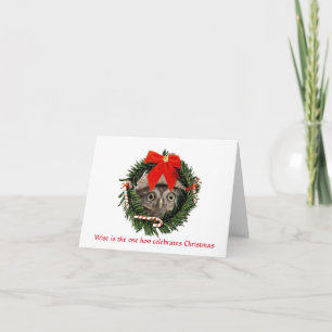 Cute Christmas Card with Owl