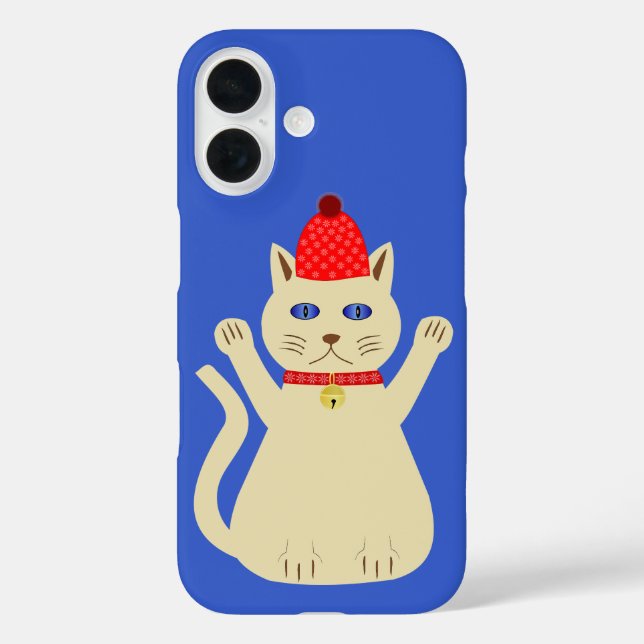 Cute Christmas Cat Case-Mate iPhone Case (Back)