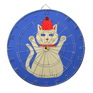 Cute Christmas Cat Dartboard